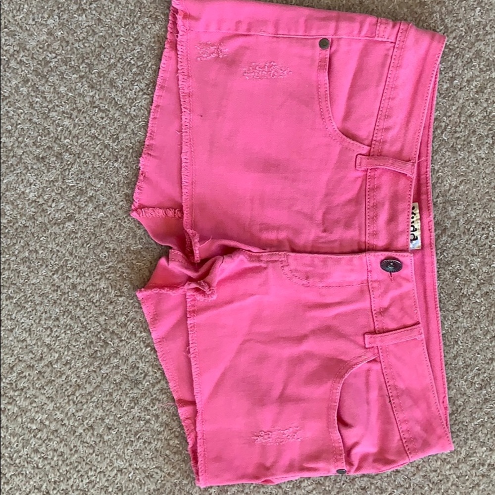 Mudd jean shorts pink
